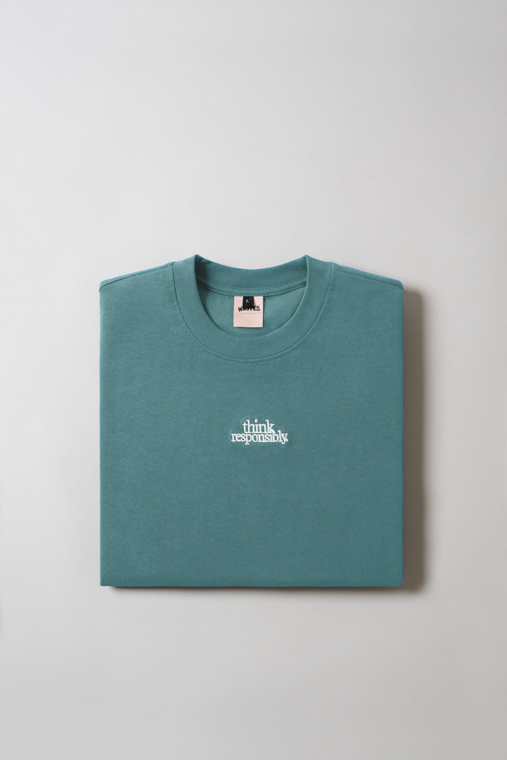 Think Responsibly Oversized Tee Arctic